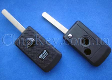 Ключ Subaru выкидной (корпус) 2 кнопки