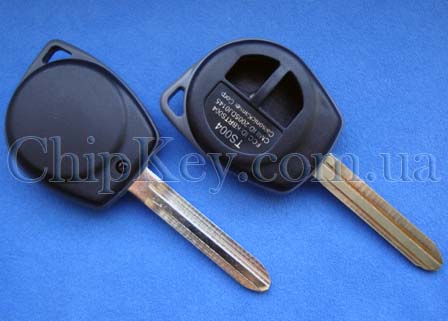Ключ Suzuki (корпус) 2 кнопки, лезвие toy43