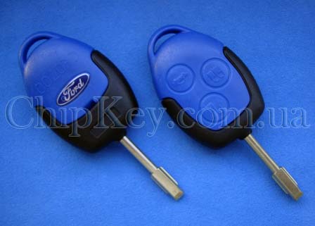 Ключ Ford (корпус) 3 кнопки, лезвие fo6p