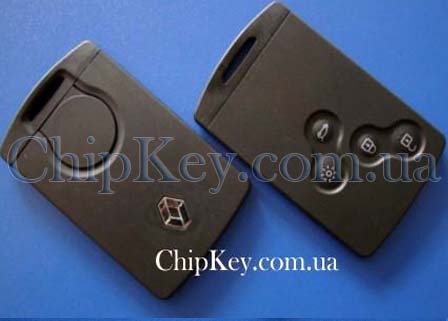 Ключ Renault Megane 2009-2016, Laguna 2011-2015, Scenic 2010-2016, Fluence I 2009-, Keyless Go id46(pcf7952), 433Mhz