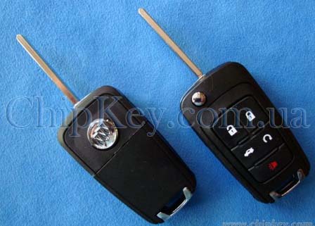 Ключ Buick выкидной 5 кнопок, id46(pcf7941), 315Mhz