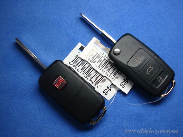 Выкидной ключ Seat (корпус) 3 кнопки, лезвие HU49