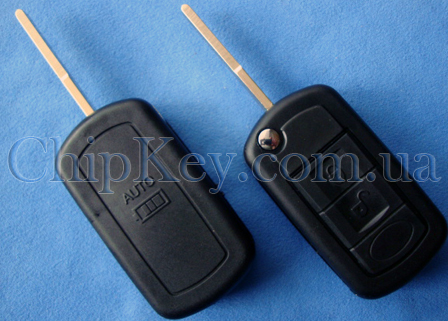Ключ выкидной Land Range Rover Sport/Discovery 2005-2010 (корпус) 3 кнопки, лезвие HU101