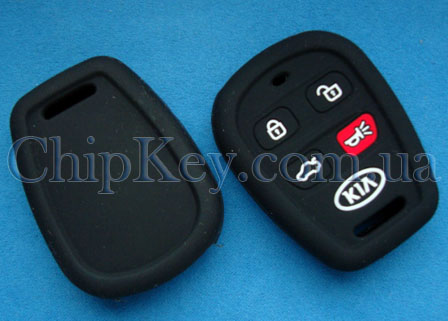 Чехол KIA Hyundai пульт 4 кнопки, черный
