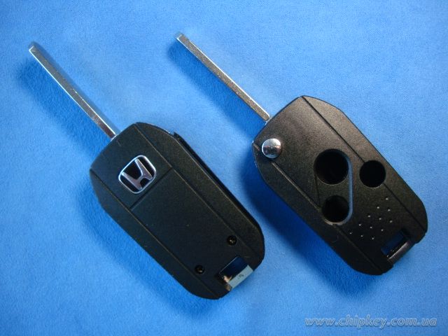 Ключ Honda выкидной (корпус) 3 кнопки, лезвие hon66