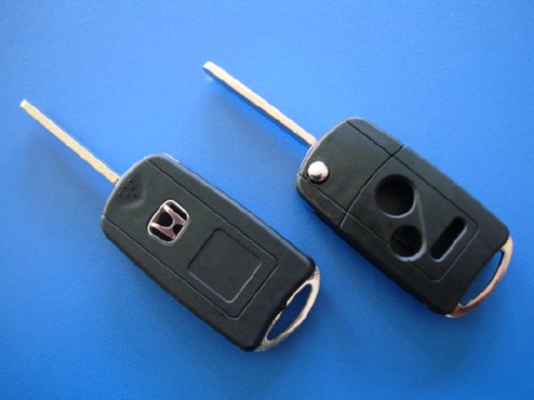 Ключ Honda выкидной (корпус) 3 кнопки, acura style