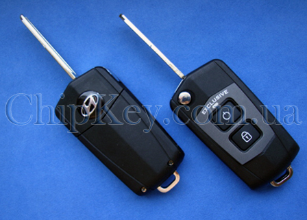 Ключ China Motors выкидной (корпус) 2 кнопки