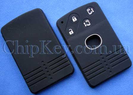 Чехол Mazda силиконовый 4 кнопки, черный