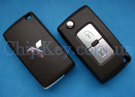 Ключ Mitsubishi Pajero (корпус) 2 кнопки, original