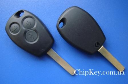 Ключ Opel Movano, Vivaro 2 кнопки, с чипом id46(pcf7947) 433Mhz