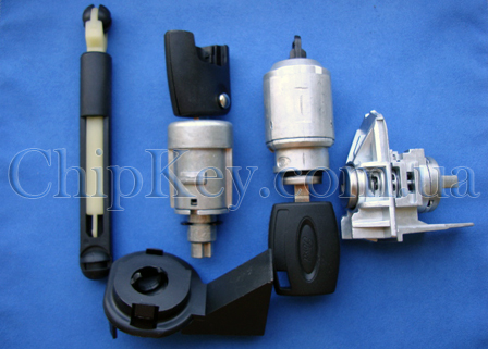 Ford Focus комплект замков с двумя ключами