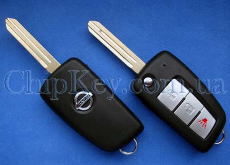 Ключ Nissan Rogue 2013-, fcc id: dweg62g656 model: ge93g585 3 кнопки, id51 HTAES, 434,92 Mhz, original
