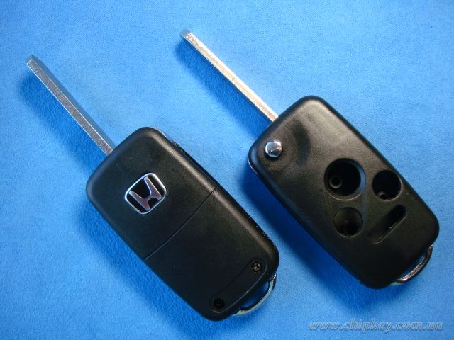 Ключ Honda выкидной (корпус) 4 кнопки, лезвие hon66