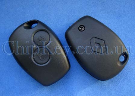 Ключ Renault Master, Traffic (корпус) 2 кнопки, под лезвие va2