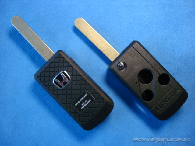 Ключ Honda выкидной (корпус) 3 кнопки, лезвие hon66