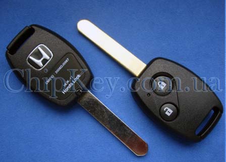 Ключ Honda Civic 2006-2011 2 кнопки, чип id46(pcf7961), 433Mhz