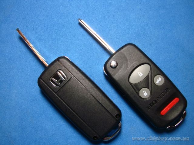 Ключ Honda выкидной (корпус) 4 кнопки