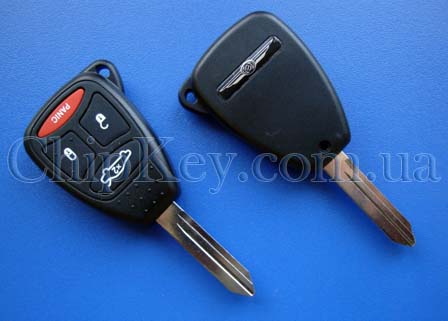 Ключ Chrysler Dodge Jeep 4 кнопок, ID46(pcf7941), 315Mhz