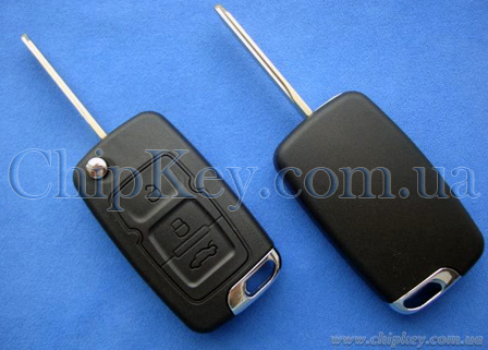 Ключ Geely Emgrand, Dorsett выкидной (корпус) 3 кнопки