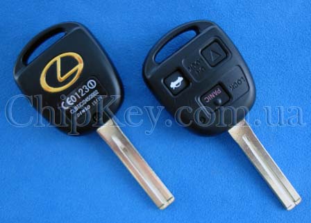 Ключ Lexus ES, IS, LS, GS 3 кнопки, чип ID68 Pg1-50, 314,4MHz USA