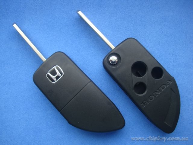 Ключ Honda выкидной (корпус) 3 кнопки, lamborghini style