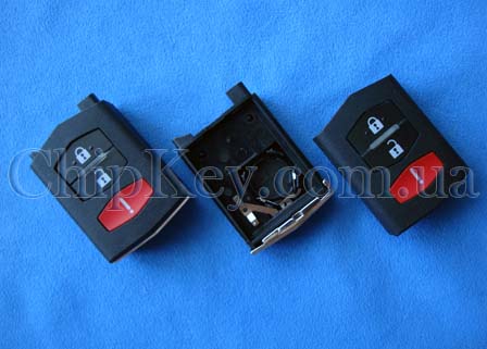 Ключ Mazda выкидной (верхняя часть) 3 кнопки