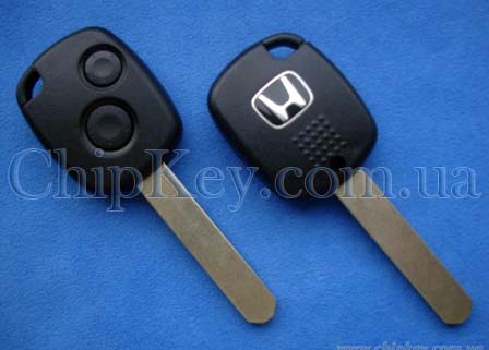 Ключ Honda (корпус) 2 кнопки, лезвие hon66
