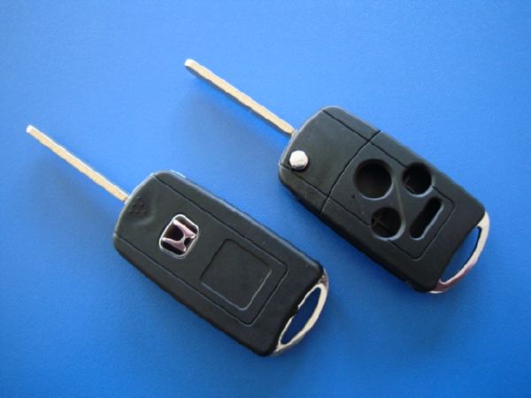 Ключ Honda выкидной (корпус) 4 кнопки, acura style