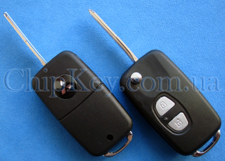 Ключ Mitsubishi выкидной (корпус) 2 кнопки