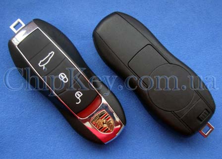 Ключ Porsche 7PP 959 753 BS Smartkey keyless 3 кнопки, id47(pcf7953), 434Mhz, Original
