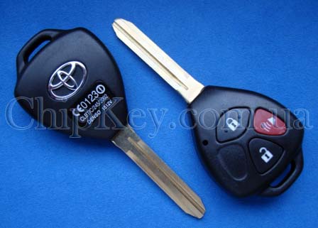 Ключ Toyota Rav4 3 кнопки, чип ID67, 315 Mhz, для рынка USA