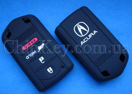 Чехол Acura для Smart Key 4 кнопки, черный