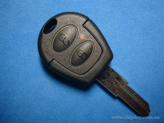 Ключ Chery QQ 2 кнопки, 433MHZ