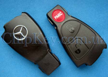 Ключ Mercedes smart key (корпус) 3 кнопки