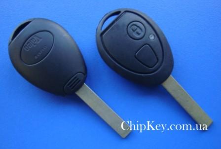 Ключ Land Rover (корпус) 2 кнопки