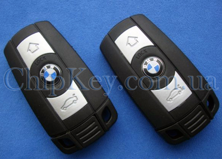 Ключ BMW E36, E87, E90, E91 Smart key 3 кнопки, 315-lp-Mhz, чип pcf7945, cas3 System, FCC-6954809 01