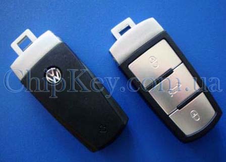 Ключ для Volkswagen Passat B6 2009-2011, СС 2011-2015, с кейлесс, 3 кнопки HLO 3CO 959 752 BG, с чипом id46(pcf7936), 434Mhz