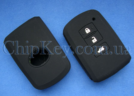 Toyota Smart Key силиконовый чехол 3 кнопки, черный