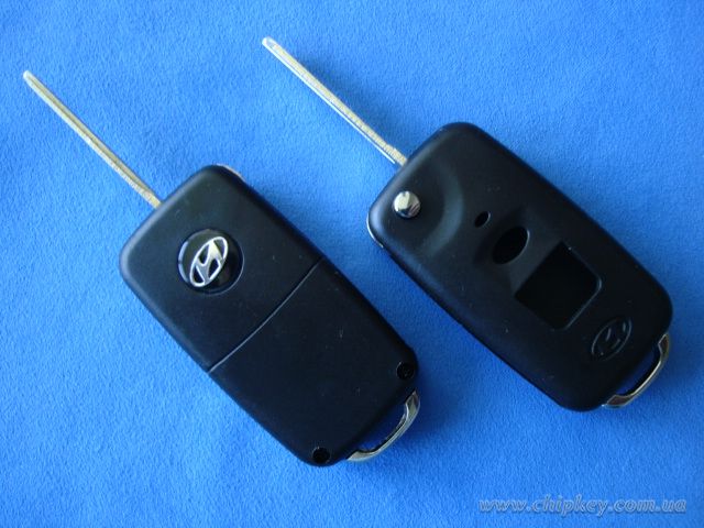 Ключ Hyundai Elantra выкидной (корпус) 2 кнопки