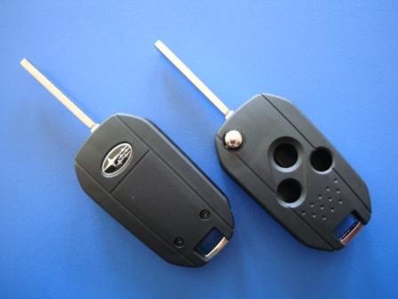 Ключ Subaru выкидной (корпус) 3 кнопки