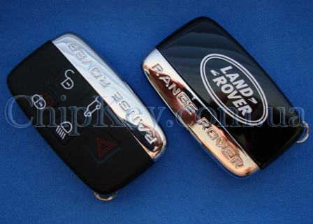 Ключ Land Rover Range Rover Smart key Sport, Vogue 2010-2018, 5 кнопок, id47(pcf7953), 315 Mhz, Denso