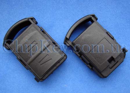 Ключ Opel верхняя часть (корпус) 2 кнопки, с контактами для батарейки