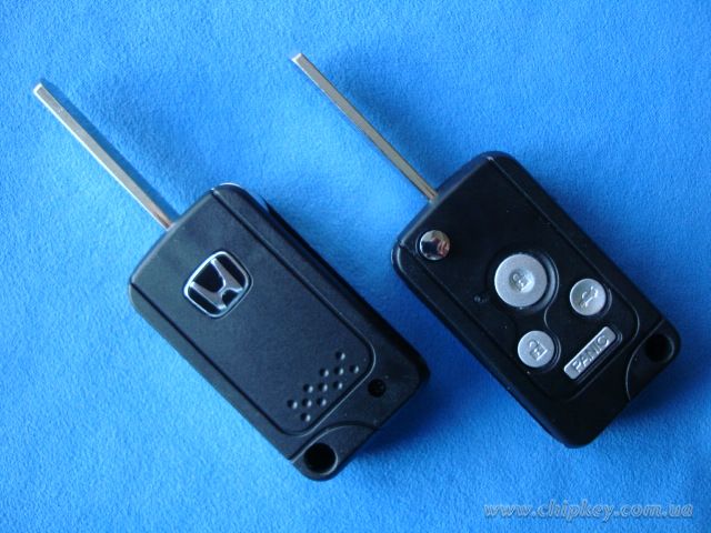 Ключ Honda выкидной (корпус) 4 кнопки, 3 поколение
