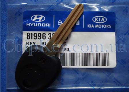 Ключ Hyundai (корпус) лезвие hyn7r, original