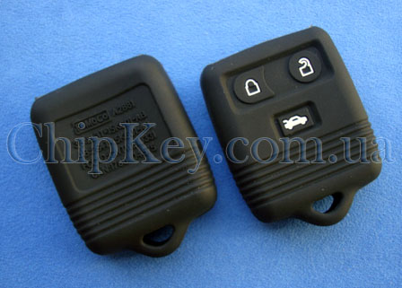 Чехол Ford силиконовый 3 кнопки, черный