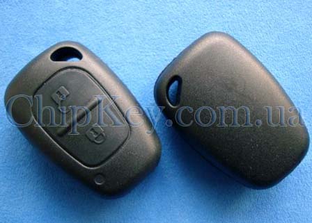 Ключ Renault Master, Traffic (корпус) 2 кнопки