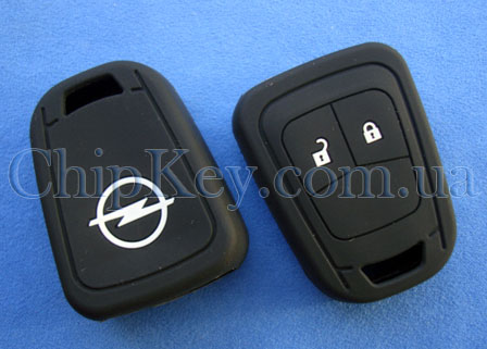 Чехол Opel силиконовый 2 кнопки, черный