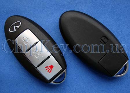 Ключ Infiniti Remote Key 3 кнопки, с чипом id46(7936), 315Mhz