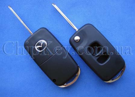 Ключ Mazda выкидной (корпус) 2 кнопки