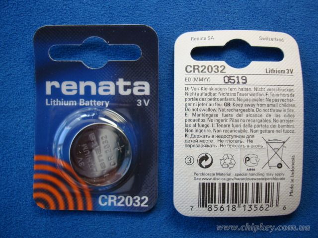 Lithium Batteries 2032 Renata Switzerland